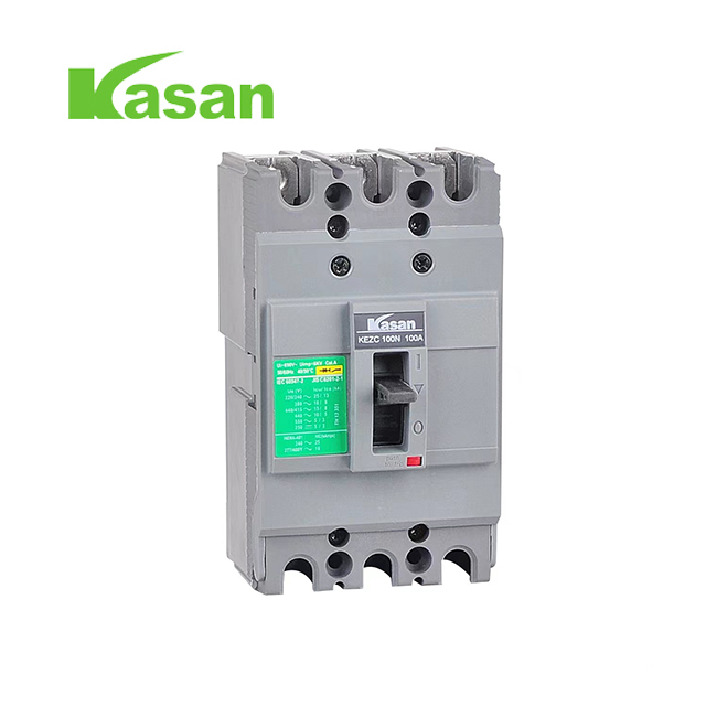 Interruptor de circuito de caja moldeado por láser 3p 100a EZC
